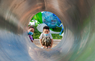 大自然中無處不在的兒童，創造了童年“plus快樂”